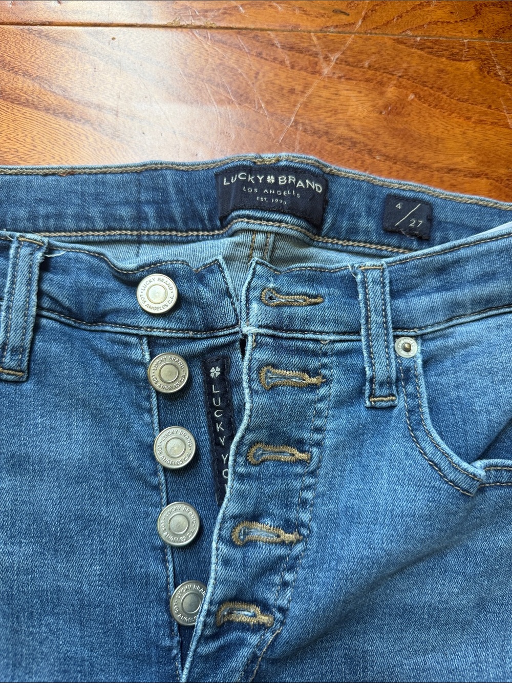 Lucky Brand High Rise Crop Bridgette Jeans - Picture 2 of 5